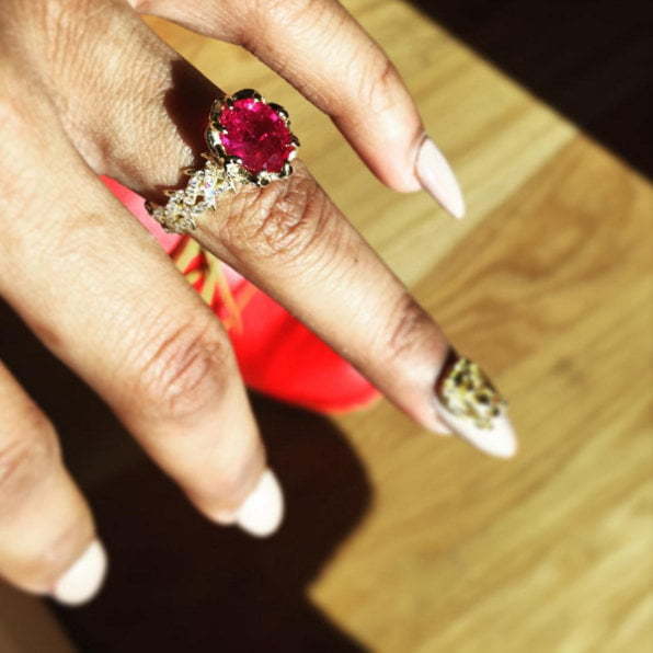 Teyana Taylor engagement ring