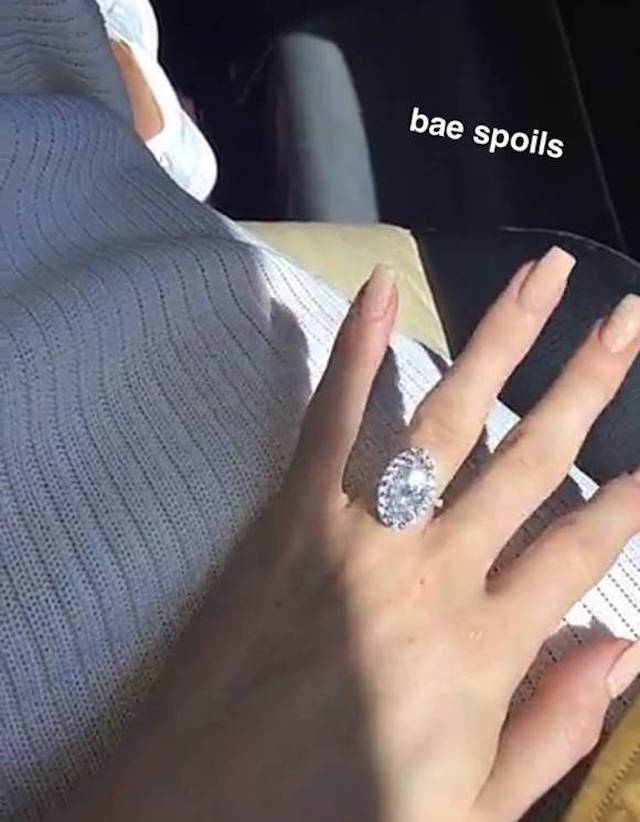 Kylie Jenner engagement ring