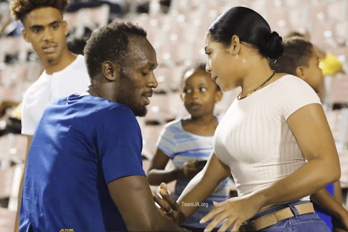 Usain Bolt and girlfriend Kasi Bennett