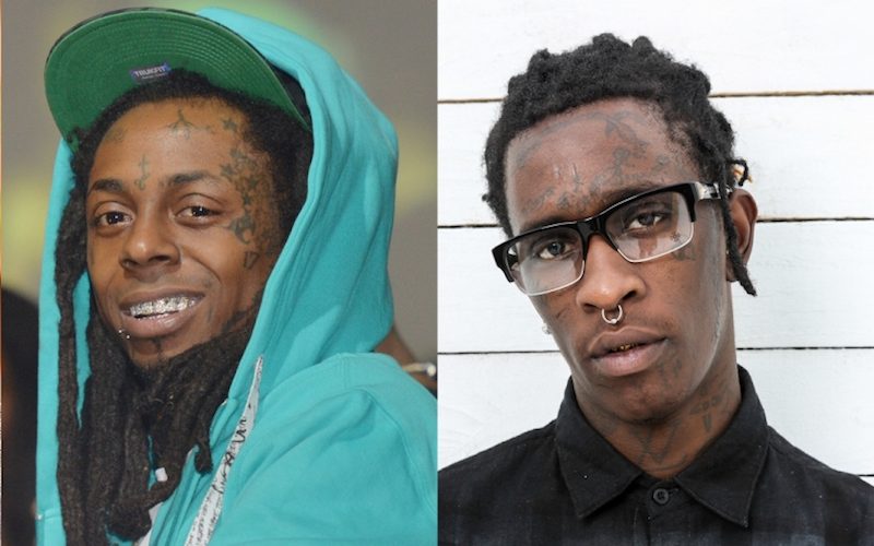 Young Thug Back To Dissing Lil Wayne For Joining Roc Nation.