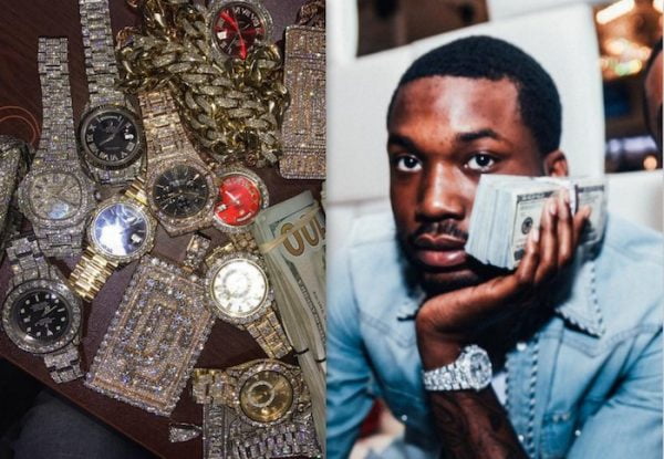 Meek Mill Brags About His Jewelry On IG Still Shading Nicki Minaj ...