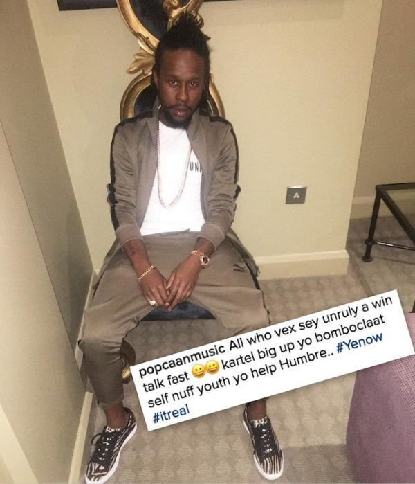 Did Popcaan Take A Shot At Alkaline In Award Acceptance Speech Urban Islandz