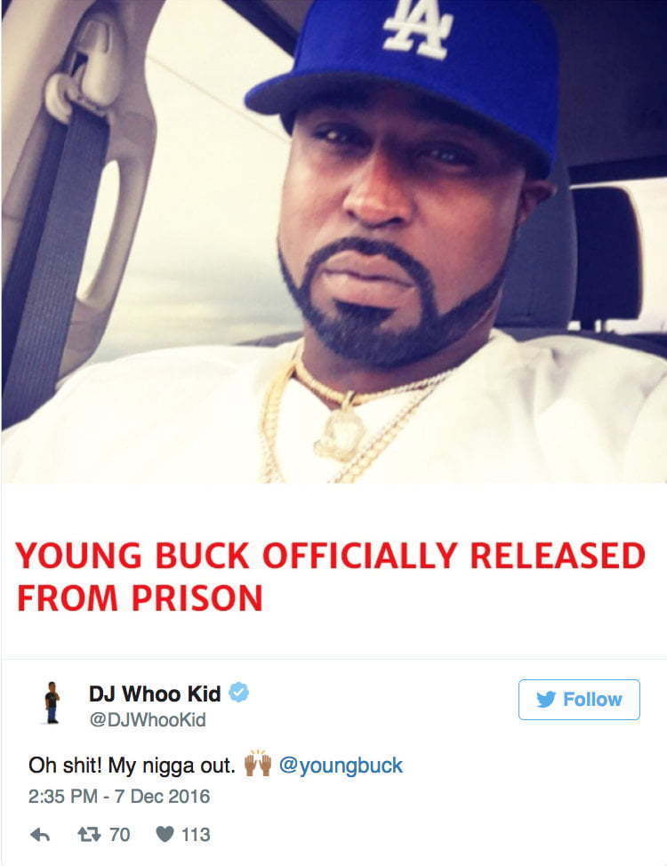 Young Buck Gets Early Release From Jail - Urban Islandz