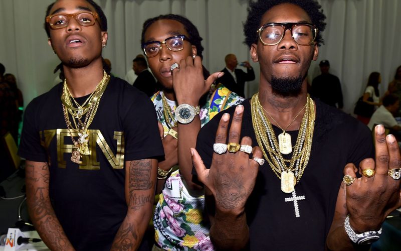 Migos Showcases Bad And Boujee Platinum Plaque In Nyc Video