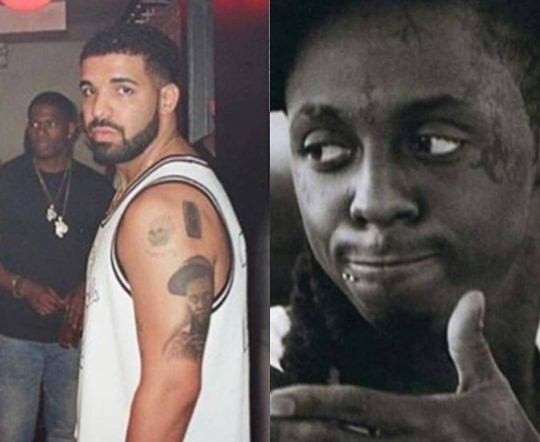 Drake debuts Tattoo of his son Adonis on his arm Photos