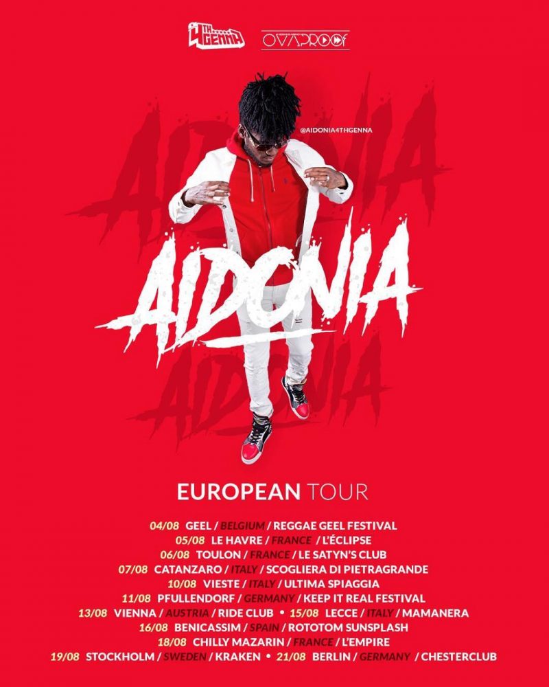 Aidonia and 4thGenna Kicks Off European Tour Urban Islandz