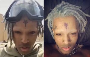 Xxxtentacion Explains New Look Black Eyes, Grey Hair & Shave Eyebrow 