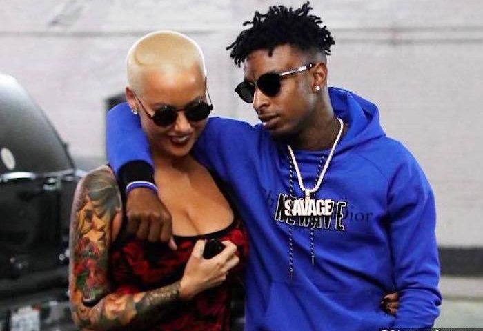 21 Savage and Amber Rose