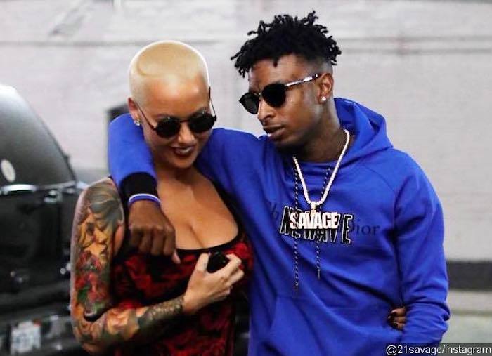 21 Savage and Amber Rose