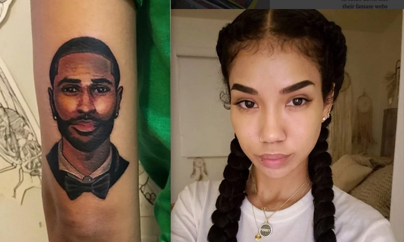 Jhené Aiko Gets Big Sean Tattoo