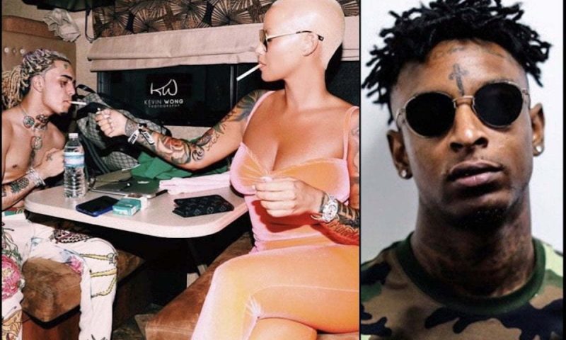 Lil Pump Amber Rose 21 Savage