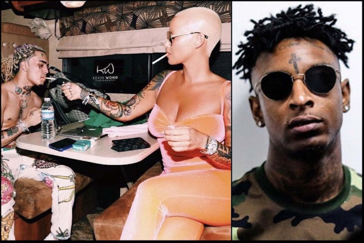 Lil Pump Amber Rose 21 Savage