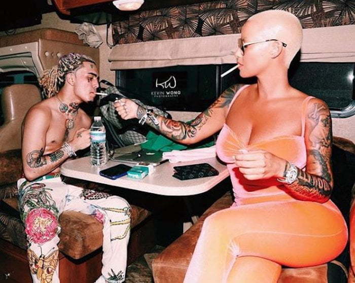 Lil Pump and Amber Rose