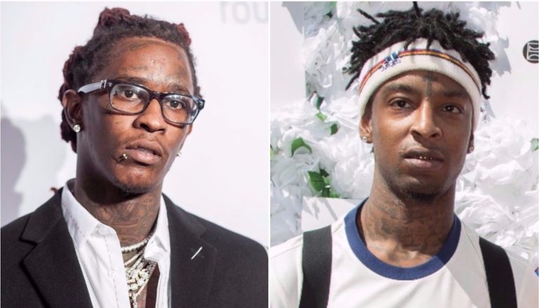 Young Thug Sends Message To 21 Savage 