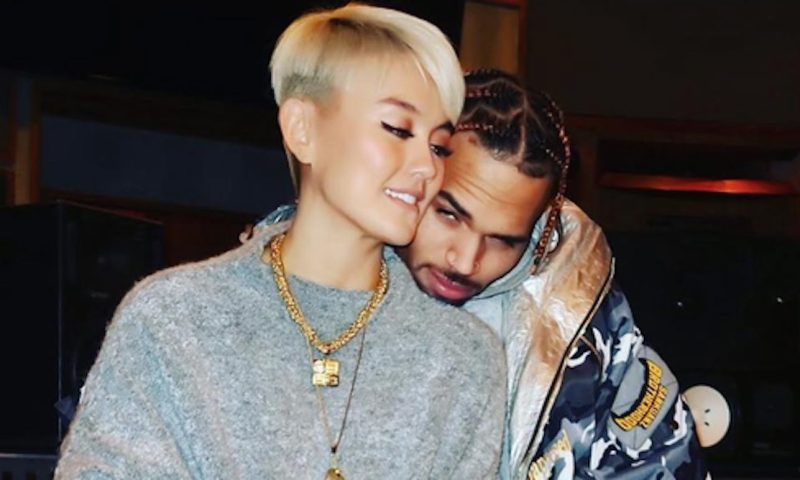 Chris Brown and Agnez Mo