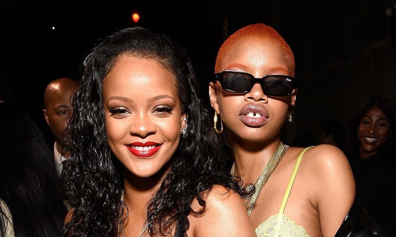 Rihanna and Slick Woods