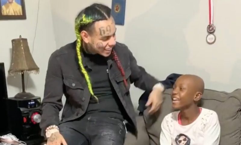 Tekashi 6ix9ine and fan tati