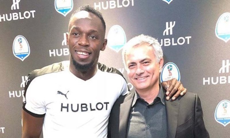 Usain Bolt and Jose Mourinho