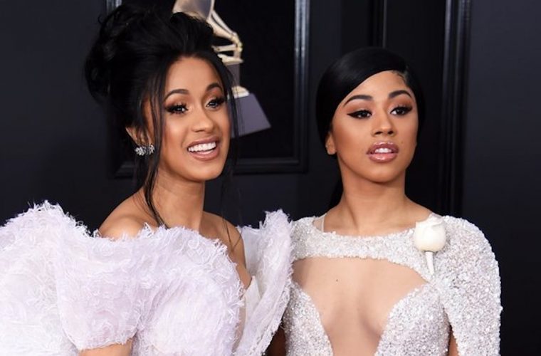 Cardi B and sister Hennessy