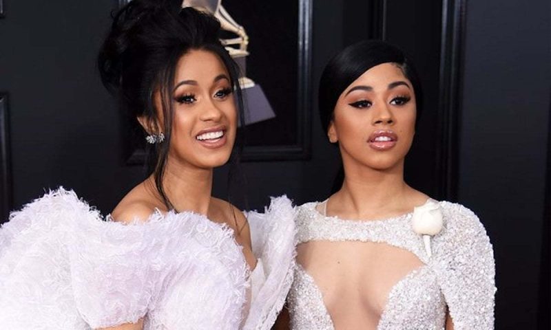 Cardi B and sister Hennessy