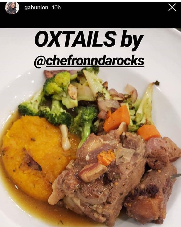 Gabrielle Unions Roasted By Jamaicans For Her Thanksgiving Oxtail