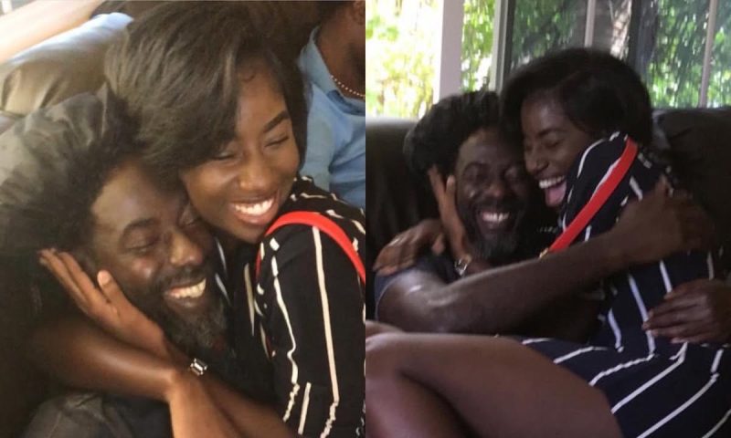 Buju Banton and daughter Abihail Myrie