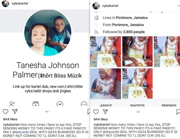 Vybz Kartel Issue Warning About Baby Mama Doing Business On His Behalf ...