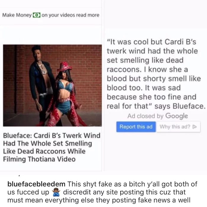 Cardi B Drops Some Extremely Horny Bars on Blueface's NSFW Thotiana