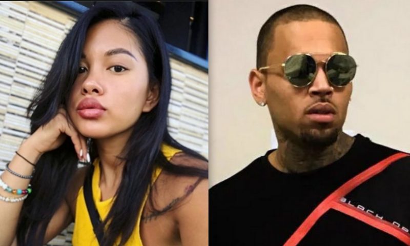 Ammika Harris and Chris Brown