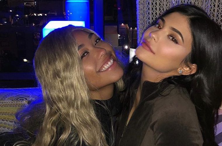 Jordyn Woods and Kylie Jenner