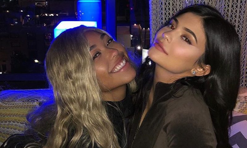 Jordyn Woods and Kylie Jenner