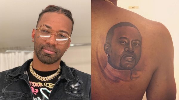 Konshens Tribute Late Brother Delus With A Portrait Tattoo - Urban Islandz