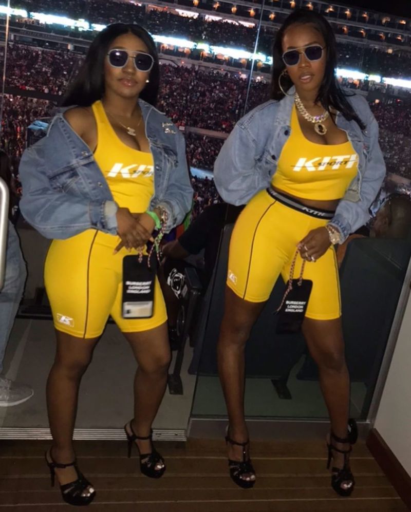 Remy Ma and Her Smoking Hot StepDaughter Twining At Summer Jam Urban