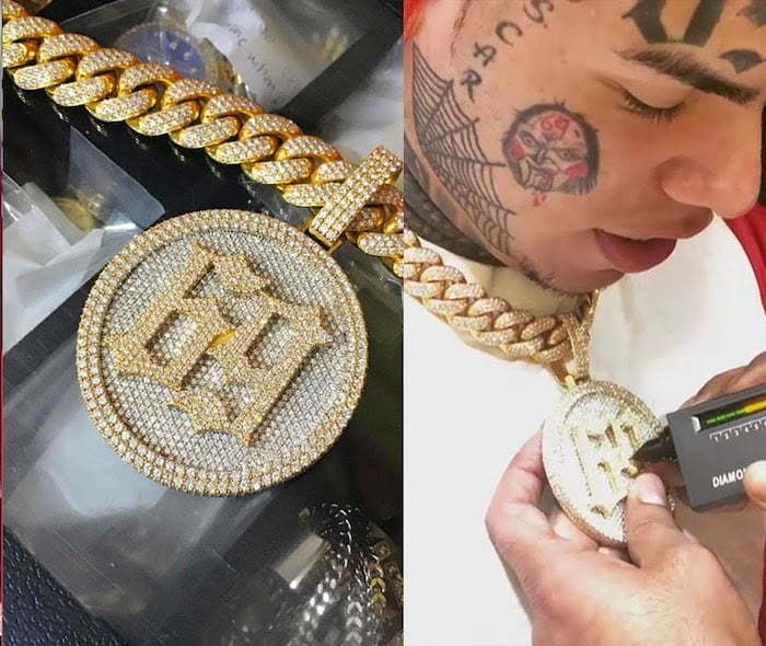 6ix9ine deals gold chain