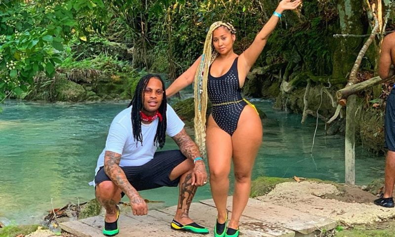 Waka Flocka and Tammy Rivera Jamaica