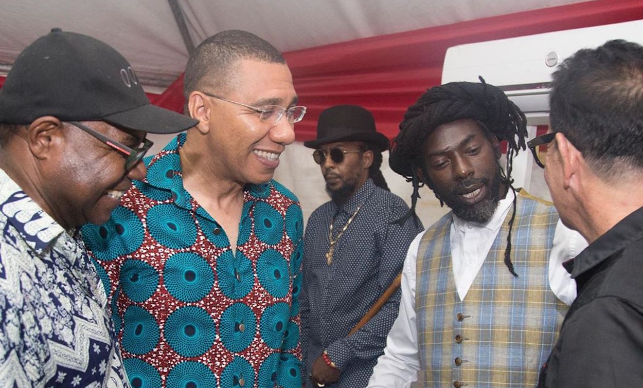 Buju Banton PM Andrew Holness