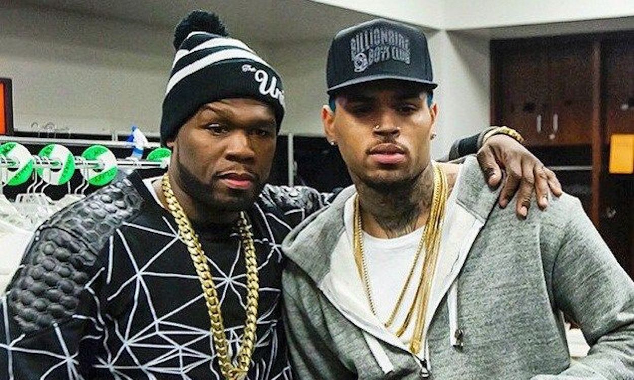 Image result for 50 cent chris brown