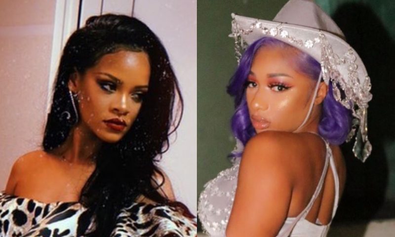 Rihanna and Megan Thee Stallion