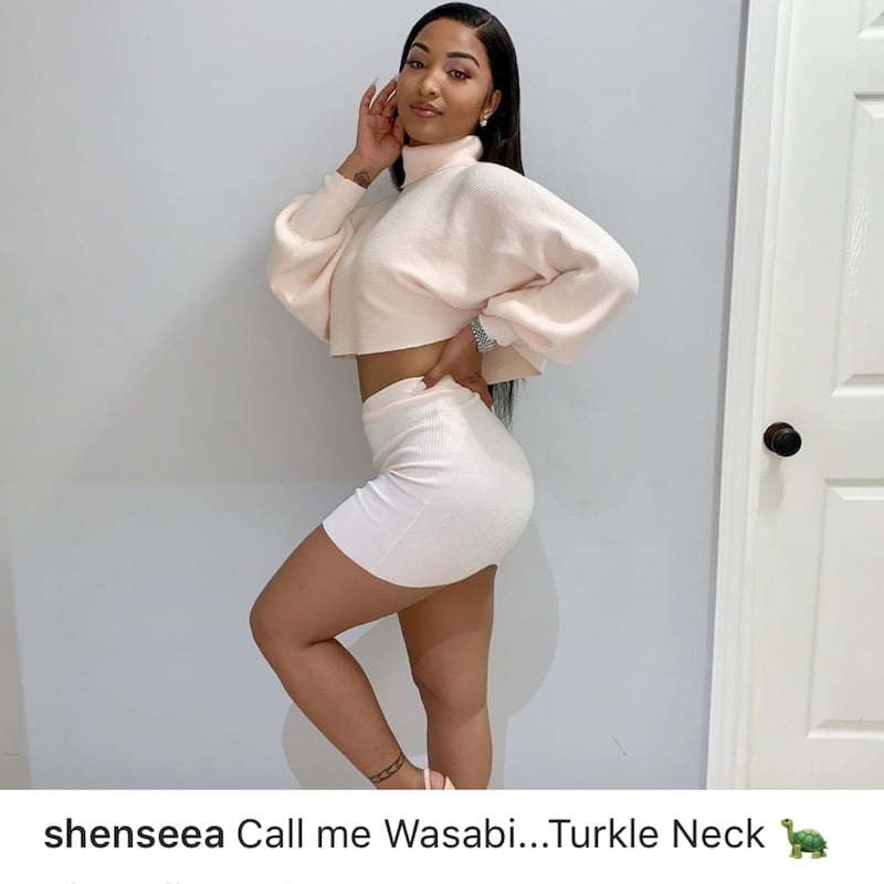 Did Shenseea Take Some Shots At 6ix Boss Squash Turtle Neck