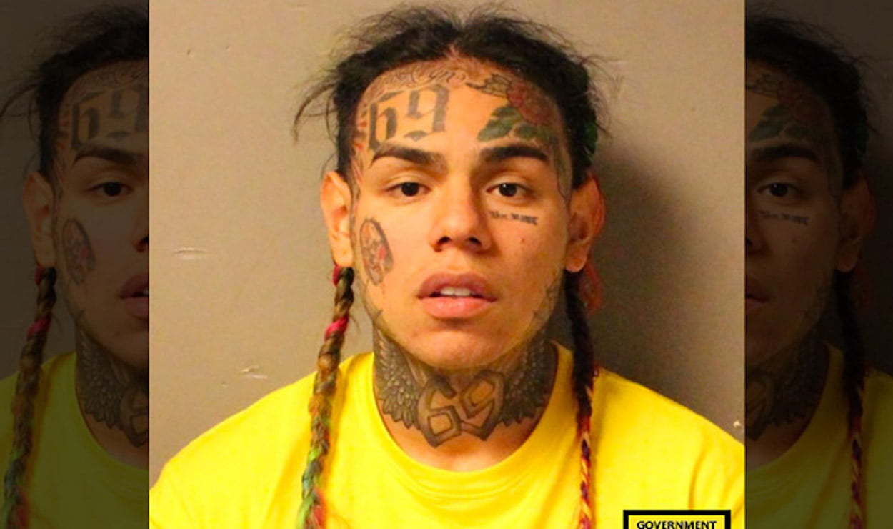 tekashi 6ix9ine mugshot