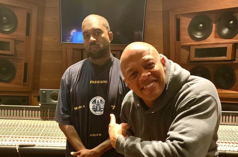 Dr Dre and Kanye West