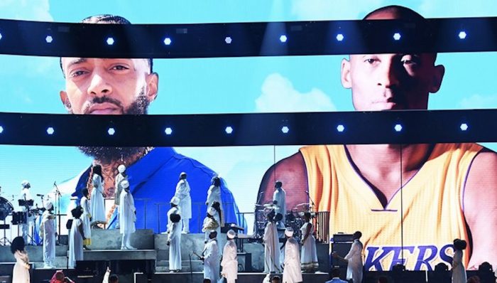 Meek Mill, YG, Roddy Ricch Tribute Nipsey Hussle & Kobe Bryant At ...