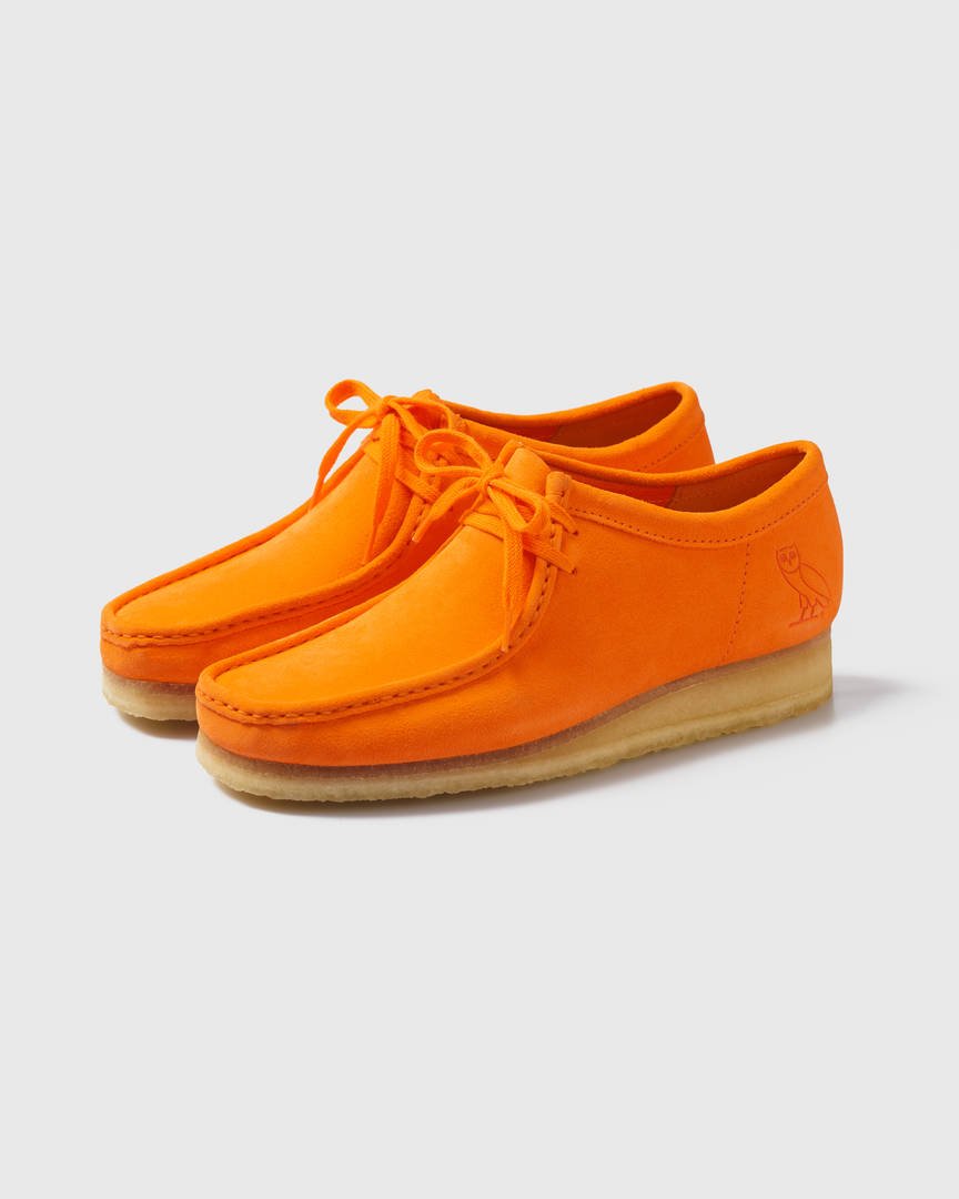 clarks orange shoes