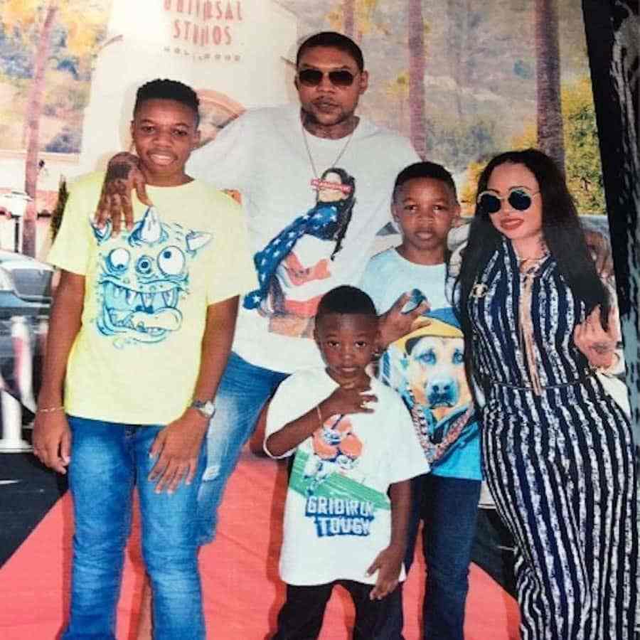 Vybz Kartel And Kids