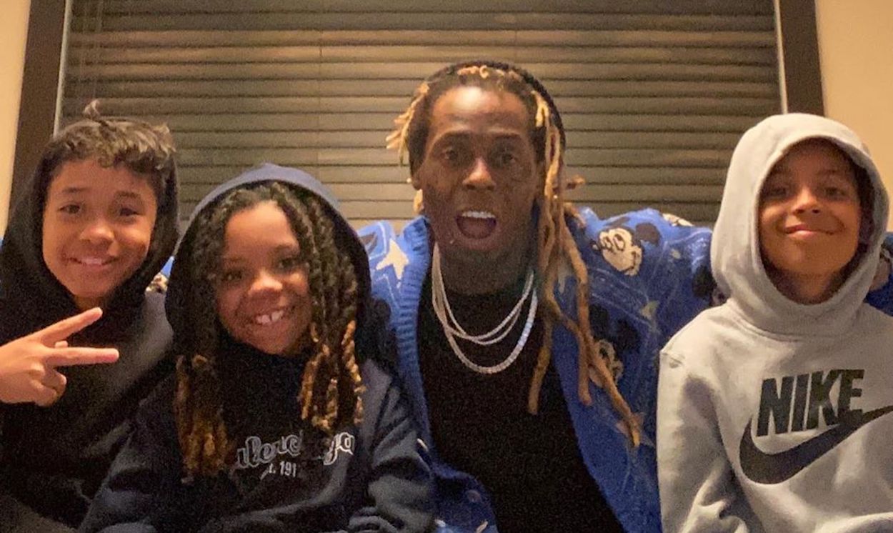 Lil Wayne's Son With Lauren London Kam Looks Like A Mini Weezy - Urban Islandz