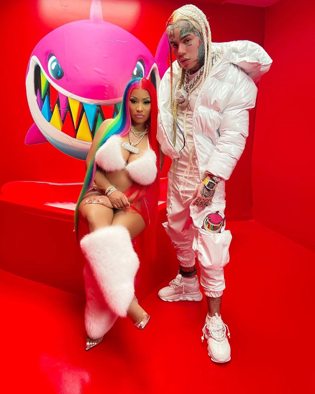 Tekashi 6ix9ine Nicki Minaj Going On Instagram Live Together Urban Islandz