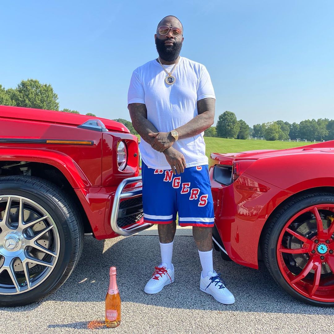 Rick Ross Gets Custom Louis Vuitton Seats From Exclusive Game