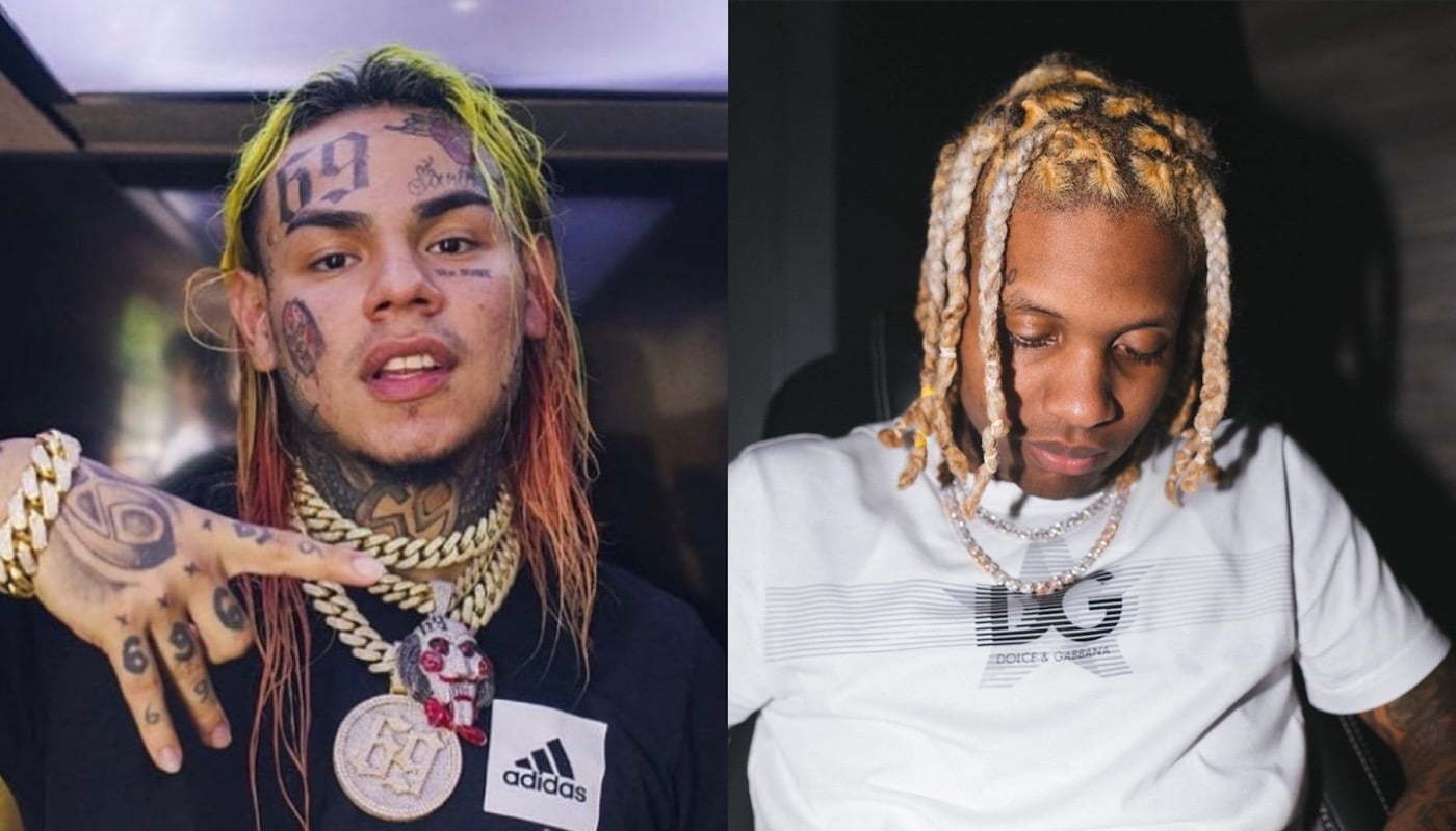 Tekashi 6ix9ine amps up his taunting of Lil Durk over his album sales. 