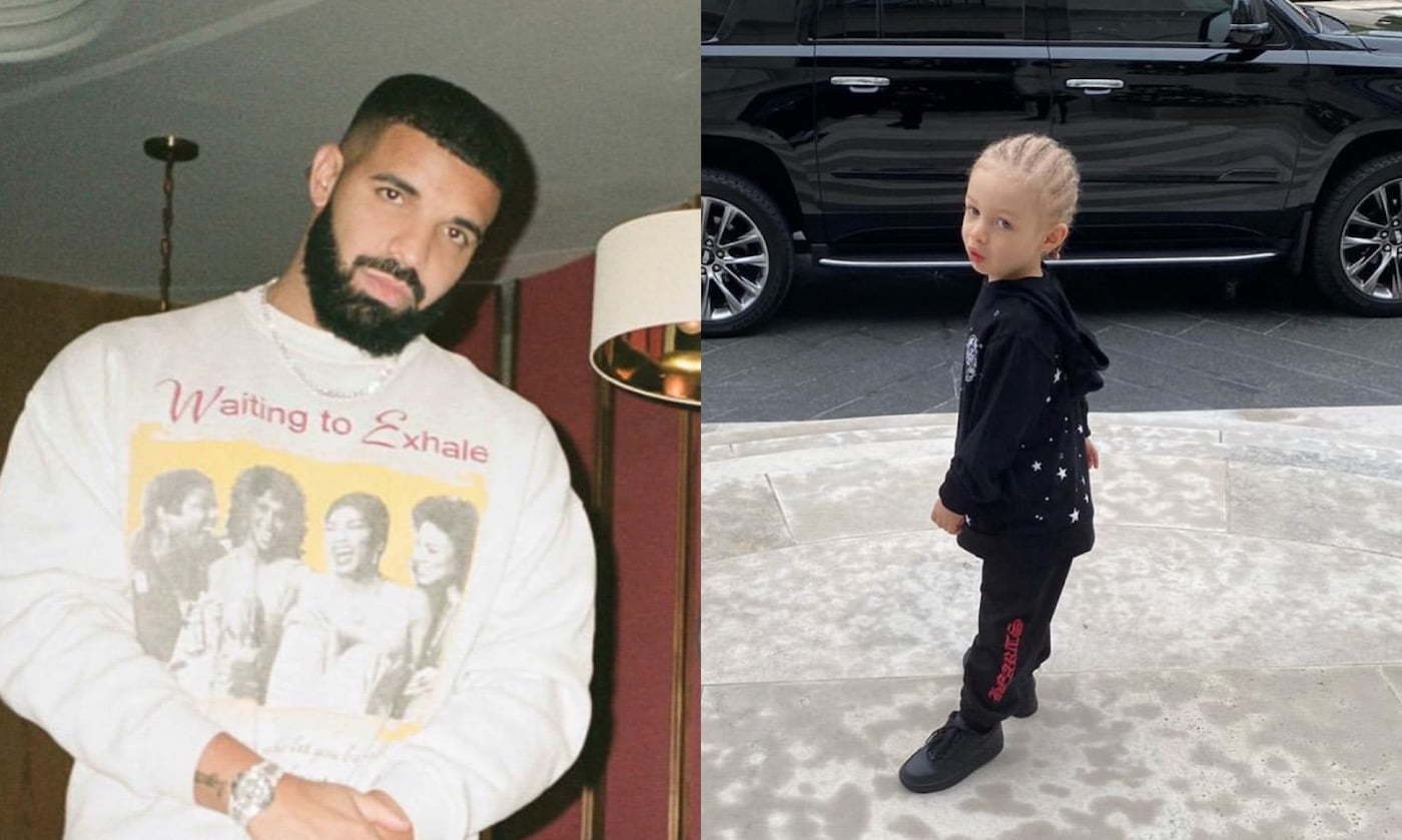 Drake's Son Adonis Breaks The Internet Rocking Cornrows First Day Of ...