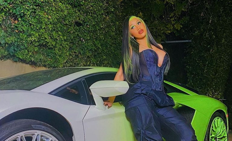 Lamborghini truck cardi b